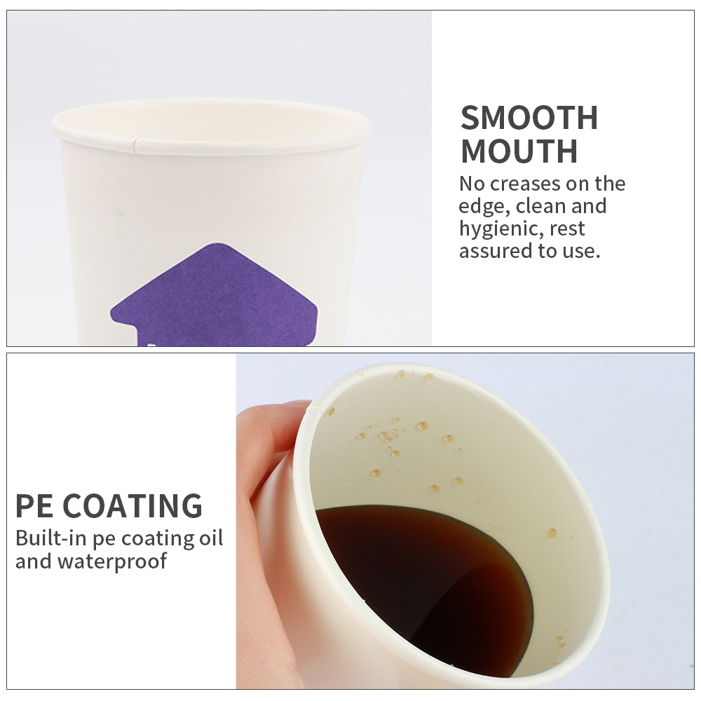 Wholesale Manufacturer Paper Cake Cup Coffee Double Wall Paper Cups For Hot Drink Custom Logo
