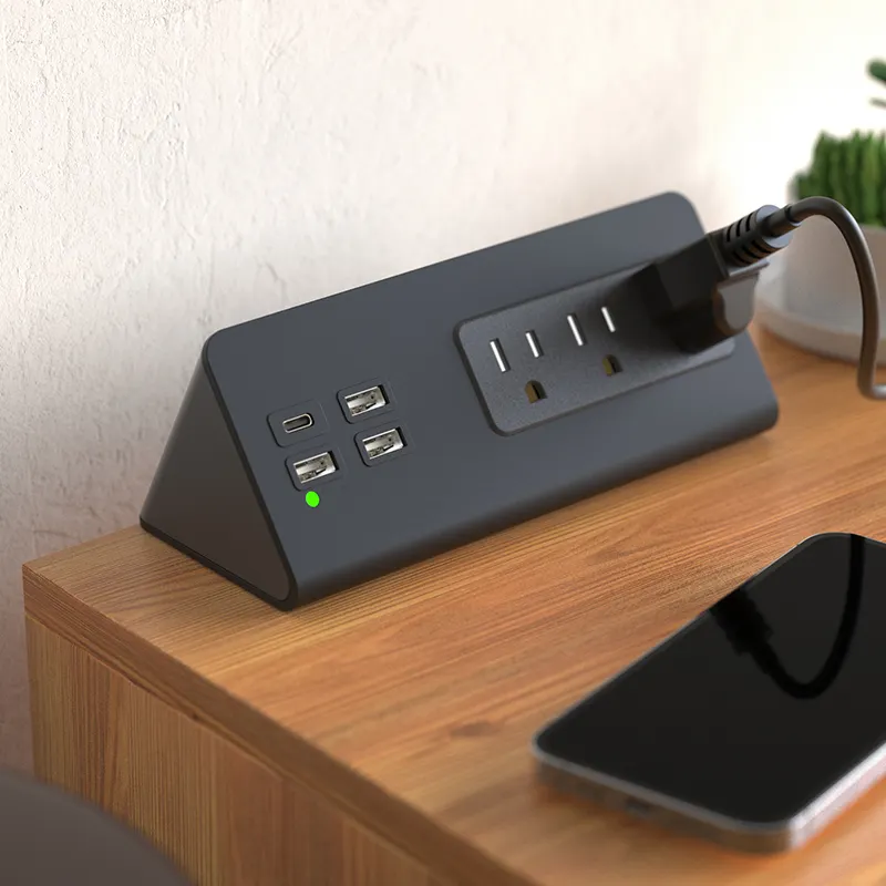 Multi-Plug Clipe De Mesa Tomada De Mesa PD 20w Carga Rápida Tomada De Mesa