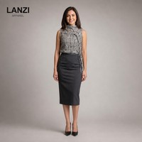 Débardeur sans manches en lin pour femme, gris, à sequins, col roulé, avec cordon de serrage, froncé, décontracté, respirant, pour le bureau, étiquettes personnalisées OEM