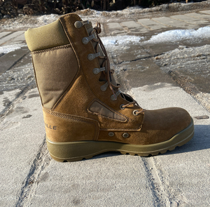 Botas de Tobillo Alto TSB21-5 DMS Personalizadas en Gamuza Marrón Coyote, Anti-Pinchazos y Anti-Impactos para Verano, Invierno y Otoño - Product Image 4