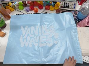 Custom Logo Light Blue <b>Clothes</b> Packaging Mailer <b>Bag</b> Strong Adhesive Tape <b>Plastic</b> Shipping <b>Bag</b> Mailing <b>Bags</b> <b>for</b> Small Business - Product Image 6