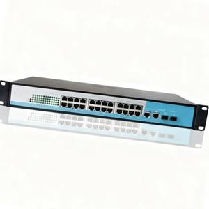 24端口全千兆POE光纤管理交换机 | 24 RJ45 + 2 SFP组合，网络/SNMP/VLAN，工业级 - Product Image 4