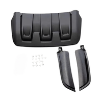 Panneau de garniture de capot en ABS noir mat, aérateur de capot, couvercle de moteur, compatible avec Ford Raptor F150 2022-2026