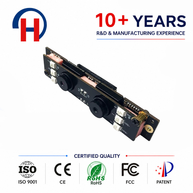 2.0 Million Face Recognition USB Dual Camera 1080P HD Infrared Night Vision Camera Module for ATM & Attendance Machine