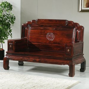 Meuble en bois de style Ming en acajou à feuilles larges, nouveau mobilier chinois multifonctionnel, style national simple, mobilier africain en bois. - Product Image 2