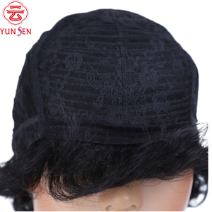 Cabello Humano 100% Virgen, Corto, Ondulado y Rizado con Red de Rosas, Disponible para Mujeres - Product Image 5