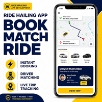 Aplicación Avanzada de Transporte Privado para IOS y Android con Reserva de Viajes, Emparejamiento de Conductores y Rastreo GPS en Tiempo Real LionCreate