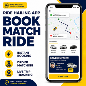 Application de VTC avancée pour iOS et <span class=keywords><strong>Android</strong></span> avec réservation de trajets, correspondance des conducteurs et suivi GPS en temps réel - LionCreate - Product Image 2