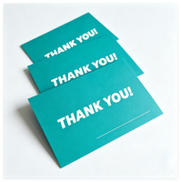 Cartes de remerciement de luxe personnalisées avec logo estampé à chaud or, impression UV sélective, cartes de vœux publicitaires, cartes postales professionnelles