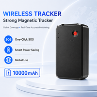 Traceur GPS Magnétique Étanche 10000mAh avec Carte SIM, Autonomie 40/60 Jours, Géolocalisation, Alarme SOS, Dispositif Sans Fil pour Véhicules et Biens