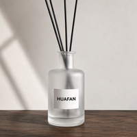 Bouteille diffuseur de parfum en verre cylindrique 150ml 200ml 250ml, emballage pour parfum