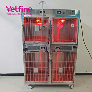 โรงพยาบาลสัตว์เลี้ยง ตู้กรงสัตว์เลี้ยง สแตนเลส สำหรับแมวและสุนัข - Product Image 1