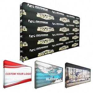 กล่องไฟแสดงโฆษณาแบบกำหนดเองสำหรับขายส่ง พร้อมกรอบผ้าฉากหลัง - Product Image 1