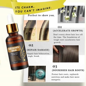 Sérum Capillaire Herbal OEM Marque Blanche, Gingembre He Shou Wu Ginseng Anti-Chute de Cheveux, Croissance Rapide, Réparation des Follicules, Soin Capillaire - Product Image 5