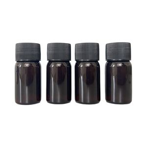 Piccola capacità 30ml PET nero sciroppo per la tosse medicina vuota plastica bottiglia di liquido orale con coperchio a vite - Product Image 1