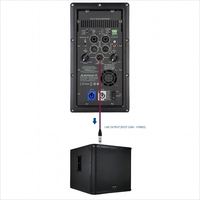 2800W modül plaka amplifikatör dijital Dsp güç amper 18 ''21 inç bas Subwoofer amplifikatör modülü