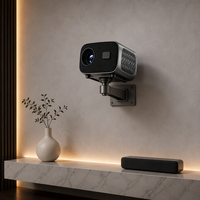 Vente en gros de projecteur LCD portable A10 Mini, Android 13, 720P, 4K, home cinéma, 200 lumens, téléviseur mobile