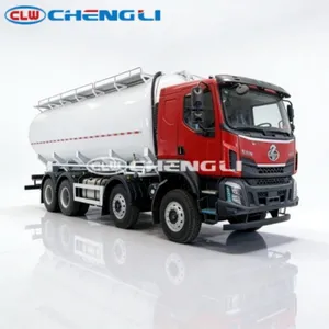 Faw 8x4 22CBM Bulk Flour Tank Truck <b>Food</b> <b>Grade</b> Animal Feed <b>Tanker</b> For Grain Powder Transportation Low Price For Sale - Product Image 1
