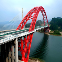 Puente Arqueado de Acero Prefabricado para Aplicaciones de Carga Pesada en Carreteras y Ferrocarriles