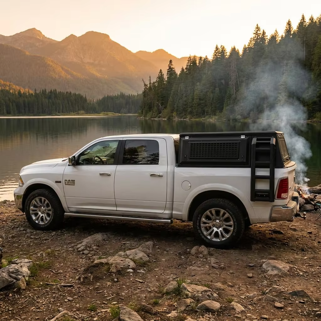 Aluminum Foldable Canopy Ladder | Ford Ranger Toyota Hilux
