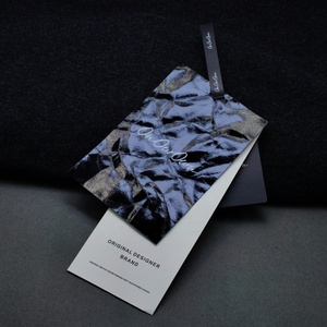 Tùy chỉnh thân thiện với môi màu đen kết cấu giấy treo <span class=keywords><strong>tag</strong></span> phổ quần áo Swing <span class=keywords><strong>Tag</strong></span> cho quần áo giày túi và vớ - Product Image 2