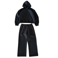 Ensemble sweatshirts et pantalons de survêtement personnalisés de haute qualité 100% coton sweat à capuche en éponge française ensemble de sweatshirts à capuche pour hommes