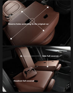 Fundas <span class=keywords><strong>de</strong></span> Asiento para Accesorios <span class=keywords><strong>de</strong></span> Coche a Medida para <span class=keywords><strong>BMW</strong></span> X7, para <span class=keywords><strong>3</strong></span> <span class=keywords><strong>Filas</strong></span> 6 7 8 <span class=keywords><strong>Asientos</strong></span>, Cuero Sintético <span class=keywords><strong>de</strong></span> Lujo Prémium, Cubiertas Delanteras y Traseras - Product Image 3