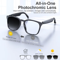 Lunettes Intelligentes Tendance 2026 avec Réduction de Bruit, Traduction IA, Audio, Appel et Fonctionnalités de Bureau, Dispositif Portable Décontracté, Étanche IPX-5
