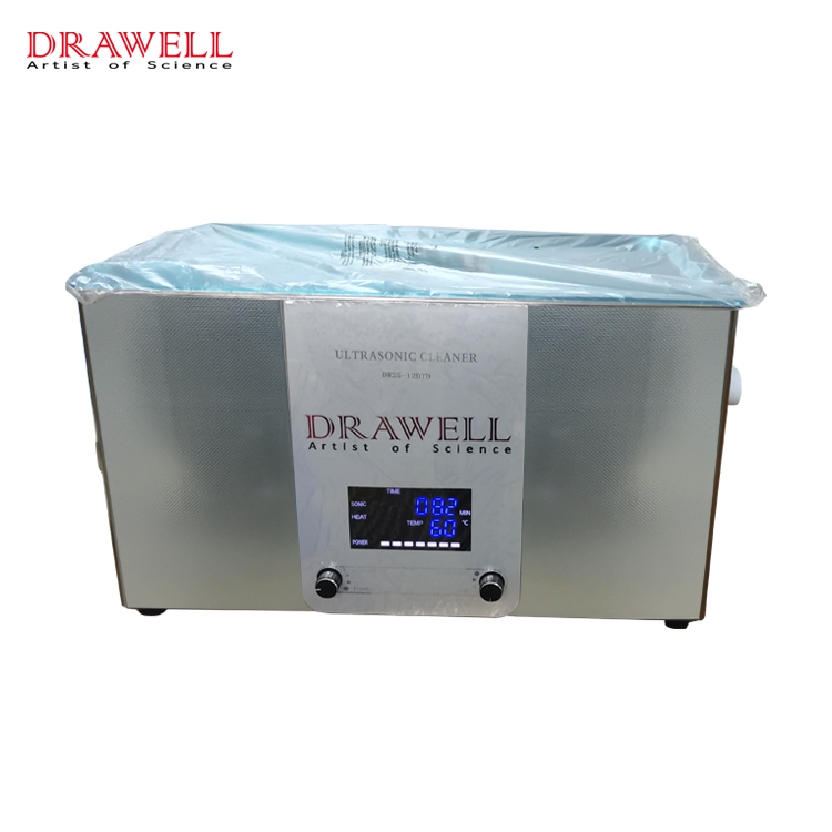 DW-1800DT Drawell, лидер продаж, небольшой очиститель, цифровой ультразвуковой очиститель серебристого 925