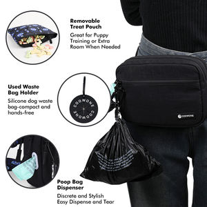 पोर्टेबल कमर बैग पालतू प्रशिक्षण की आपूर्ति कुत्ते चलने वाले फानी पैक का उपयोग करते हैं थैला बैग डिस्पेंसर - Product Image 3