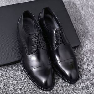 Zapatos Oxford de Diseño de Lujo para Hombre, con Punta Cuadrada, Cordones, Antideslizantes, Transpirables, Ligeros, Formales para Negocios - Product Image 1