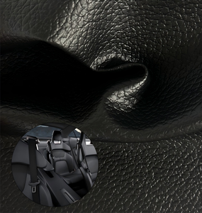 <span class=keywords><strong>Pas</strong></span> <span class=keywords><strong>cher</strong></span> Brillant Noir Lichi 0.6mm Synthétique Faux Pvc Sellerie <span class=keywords><strong>Cuir</strong></span> pour Siège Auto - Product Image 1