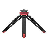 Mini trépied en aluminium extensible, portable et léger, avec vis 1/4 ", compatibilité universelle pour appareil photo reflex numérique et téléphone