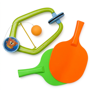 Machine de jeu de <span class=keywords><strong>ping</strong></span>-<span class=keywords><strong>pong</strong></span>, entraîneur de tennis de <span class=keywords><strong>table</strong></span> pour enfants, machine d'entraînement de <span class=keywords><strong>ping</strong></span>-<span class=keywords><strong>pong</strong></span> portable avec 2 raquettes et 6 balles - Product Image 1