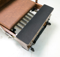 Lit de Pilates en bois de hêtre avec roulettes mobiles, conception à tension de ressort réglable pour usage domestique et en studio, haute stabilité, ensemble complet