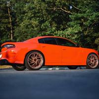 Jantes forgées 2 pièces 5 trous 20 22 24 pouces Chrome Or Rose à déport profond 5*114.3 5*120 pour Dodge Charger Chrysler 300C