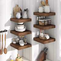 Étagères murales flottantes en bois d'ingénierie Heimlove, robustes, 36x12 pouces, avec supports invisibles, lot de 2, pour chambre à coucher, décoration intérieure