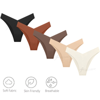 Green Envoy Sous-vêtements pour femme : Culottes brésiliennes, slips, strings, sans couture, découpe laser