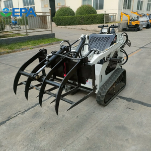 Cheap Walk Behind Crawler Mini Skid Steer Loader Diesel Mini Skid Steer Mini Loader Skid Steer con Mulcher - Product Image 4