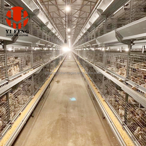 Nouvelle cage volante de chaudière de couche de Type H de Offre Spéciale pour la ferme commerciale de poulet galvanisée plongée à chaud économisent l'espace ISO 9001 certifiée - Product Image 6