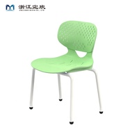 Chaise individuelle en plastique moderne et confortable, couleur personnalisée, durable, pour bureau ou école, avec dossier ergonomique, chaise de formation
