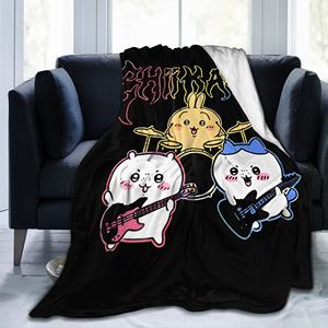 Chiikawa Usagi <span class=keywords><strong>Hachiware</strong></span> Mantas de punto Colorido Heavy Metal Lana Manta Dormitorio Sofá Anime Derivado - Product Image 2