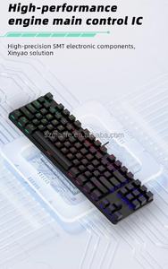 Kleine Draagbare 87-toets Bedrade Mechanische Toetsenbord Rgb Nieuwe E-Sport Game Usb Bedrade Mechanische Gaming Toetsenbord - Product Image 5
