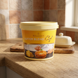 Beurre à tartiner semi-moelleux aromatisé aux fruits Regalien, format familial pour la cuisine, la pâtisserie et les toasts - Product Image 2