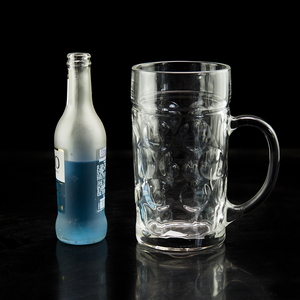 Grande <span class=keywords><strong>chope</strong></span> <span class=keywords><strong>de</strong></span> <span class=keywords><strong>bière</strong></span> Restaurant vaisselle tasse en verre tasses en verre <span class=keywords><strong>1L</strong></span> 500ml Club mode nouveau Design 2023 classique en gros - Product Image 5