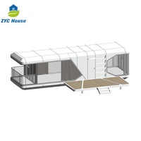 Préfabriqué moderne Installation rapide Espace modulaire Conteneur capsule préfabriqué Maison Dosettes Châssis gonflable