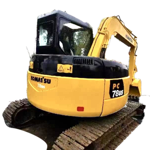 EPA CE Certified Used 8 Ton <b>Mini</b> Crawler Excavator Japan Original Komatsu PC78 Excavators KYB Hydraulic Pump Thumb Attachment - Product Image 1