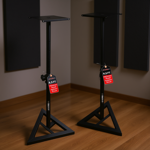 Supporto per Altoparlanti S-Core 4.5 Piedi Regolabile con Base Triangolare e Montaggio a Palo da 35mm per Monitor da Studio - Product Image 2