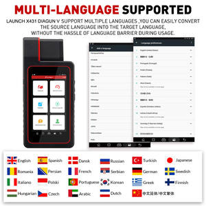 أداة تشخيص السيارات, أداة تشخيص السيارات 30 + خدمات خاصة العالمية 100% أصلية LAUNCH X431 Diagun V OBD2 أداة تشخيص أوتوماتيكية نظام كامل - Product Image 5