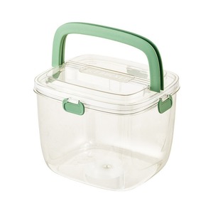 Large-Capacity Modern <b>Plastic</b> Portable Transparent Ice Bucket Cooler with <b>Tongs</b> for Bar Summer Outdoor Use - Product Image 4